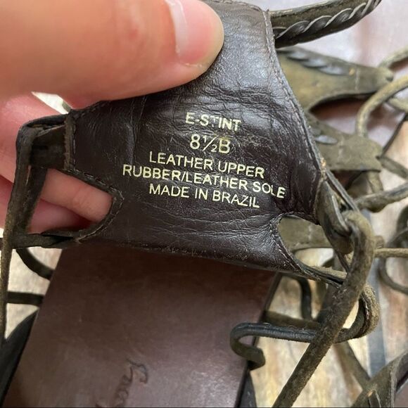 ELIZABETH AND JAMES E-Stint Gray Suede Gladiator Sandals - Picture 13 of 13